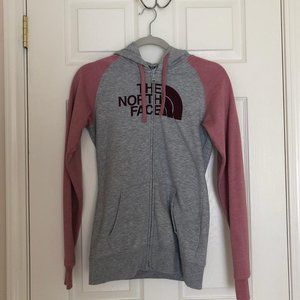 north face zip-up hoodie